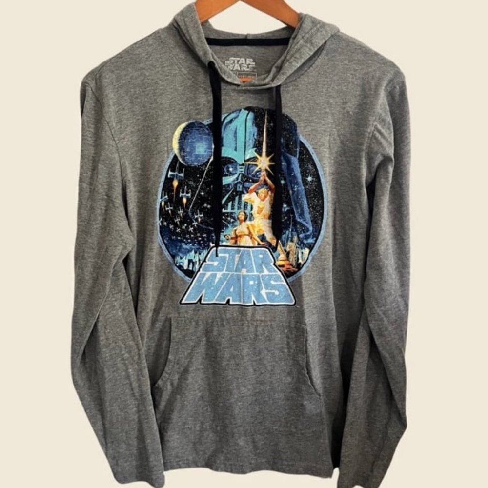FIFTH SUN Star Wars: A New Hope Lightweight Pullover Hoodie Size M